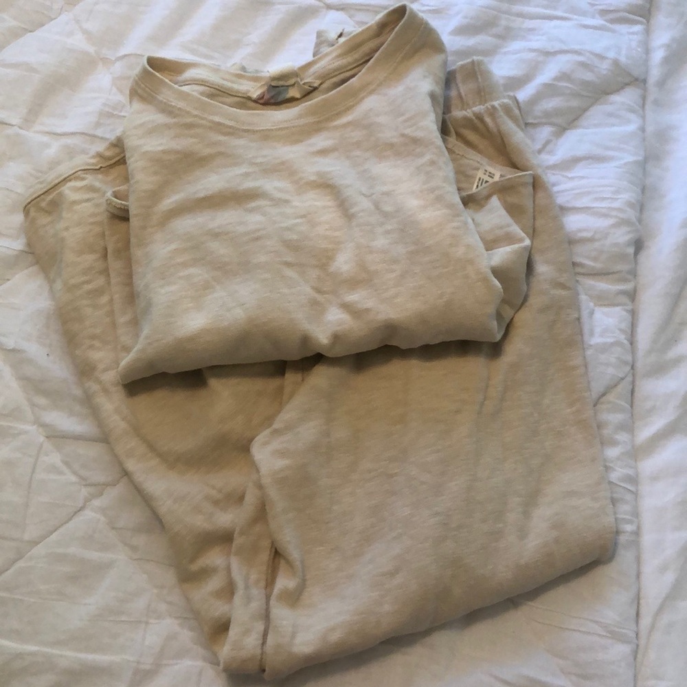 Free people beach knot top set size XS
